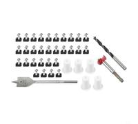 Kit de enrutamiento de cables para Starlink con 6 ojales de silicona, 3 brocas de varios tamaños y clips de pared para limpieza e instalaciones (3)