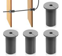 Kit de enrutamiento de cables Starlink de 4 piezas, ojales de pared para cables, cubierta de orificio de pared a través de cable de pared compatible con soporte Starlink para proteger cables