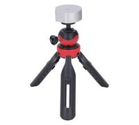 Kit de Ensamblaje Stod, Ajustable de la Clase de Trípode Instalación Fácil Estructura de la Resistencia para Mini Dispositivo de Antena (Adaptador negro) (Adaptador de plata)