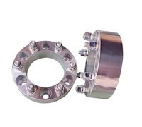 Kit De Ensanchamiento De Espaciadores De Rueda Para Nissan Para Terrano Hubcentric Forged Wheels Spacer 6X139.7 100mm Espaciadores De Rueda(Silver 2pcs,38mm)