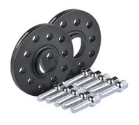 Kit De Ensanchamiento De Espaciadores De Rueda Para VW Para Bora Para Candy Para Lavida Para Phaeton Espaciador De Ruedas Forjado Centrado En El Cubo.(Negro,Perno de bola de 15 mm y 45 mm)