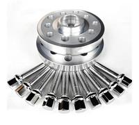 Kit De Ensanchamiento De Espaciadores De Rueda Para VW Para Golf MK7 Para Lavida Para Phaeton Hubcentric Wheels Spacer 5x100 5x112 57,1 Mm Espaciadores Ruedas para Coche(Plata)