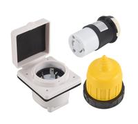 Kit de entrada y salida de corriente para RV de 30 A con protector de cable de arranque