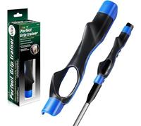 Kit de entrenador de agarre de golf, entrenador de agarre para mano derecha, ayuda de entrenamiento para mejorar la posición de la mano, con diseño ergonómico, mejora la fuerza de agarre,Blue