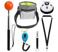 Kit de entrenamiento: 1 palo de objetivo, 1 clicker de entrenamiento, 1 silbato, herramientas de equipo de entrenamiento de perros, kit de entrenamiento de inodoro para gatos, curso de señuelo de
