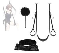 Kit de entrenamiento con suspensión multifuncional de 3 piezas: equipo de apoyo para yoga y pilates en pareja