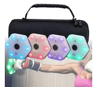 Kit de entrenamiento de agilidad para atletas, entrenamiento profesional en tiempo de reacción con aplicación para entrenadores y entrenadores de fitness, incluye 12 luces