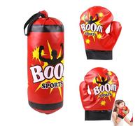 Kit de entrenamiento de boxeo para niños - Saco de boxeo para niños pequeños, guantes de boxeo para niños, saco de boxeo para tela, algodón | Equipo de artes marciales mixtas para ejercicios de
