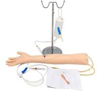 Kit de entrenamiento de brazo de práctica IV, brazo de práctica de IV y flebotomía, kit de inicio de IV, suministros de flebotomía for la escuela de enfermería for aprendices de enfermería, médicos IV