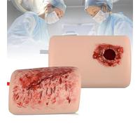 Kit de entrenamiento de embalaje de heridas de muslo, modelo de sutura de entrenamiento para detener el sangrado para educación médica y demostración de emergencia
