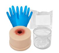 Kit de entrenamiento de embalaje de heridas, entrenador de detener el sangrado para educación médica para practicar el control de hemorragias