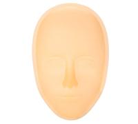 Kit de entrenamiento de labios y cejas con microblading de maquillaje permanente para la piel de práctica 5D con cabeza de maniquí reutilizable para principiantes y artistas (Practica base de cuero)