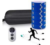 Kit de entrenamiento de velocidad con control remoto, 4 modos y colores claros para mejorar la agilidad, el tiempo de reacción en los deportes