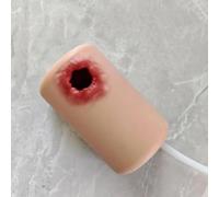 Kit de entrenamiento para el cuidado de heridas, control de sangrado, ejercicios de sutura, material de silicona para entrenamiento de primeros auxilios en clases médicas