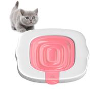 Kit de entrenamiento para inodoro para gatos, inodoro para gatos con orinal, resistente arena para gatos para inodoro | de orinal reutilizable para gatitos, arena para gatos antideslizante para