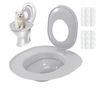 Kit De Entrenamiento para IR Al Baño para Gatos: Herramienta para IAl Extraíble, De Entrenamiento para IR Baño para Mascotas | Bandeja De Transición De Ajustable para Interior,