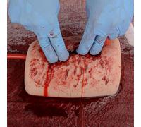 Kit de entrenamiento para vendaje de heridas en el muslo, ejercicios de control de hemorragias, modelo didáctico reutilizable, formación en primeros auxilios para detener hemorragias, para clases de m