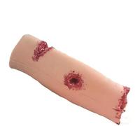 Kit de entrenamiento Stop The Bleed, entrenador de empaquetamiento de heridas, modelo de entrenador de empaquetamiento de heridas de pantorrilla, 4 heridas simuladas, for educación médica.