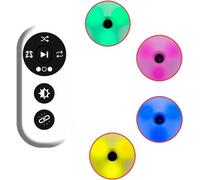 Kit de Entrenamiento Velocidad Respuesta ágil, Agilidad y Tiempo, Control Remoto multimodo, for Entrenadores gimnasios(4 Lights)