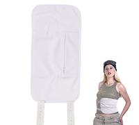 Kit de envoltura de aceite de ricino, envoltura de compresa de aceite de ricino, paquete de ricino reutilizable para el hígado, para mejorar la digestión de la circulación, buena absorción de aceite