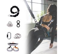 Kit De Equipo De Fitness para Yoga, Cuerda De Baile Aérea De Resistencia, para Yoga, Fitness, para Baile Aéreo, Kit De Entrenamiento En Suspensi(Orange)