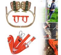 Kit de escalada de árboles antideslizante ajustable, cinturón de acero inoxidable y herramientas para arboristas profesionales, equipo duradero de escalada al aire libre