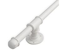 Kit de escalera al aire libre - Barra de agarre montada en la pared de 60 cm - Soporte de tubo redondo para seguridad en interiores y exteriores - Barandilla para escaleras y escalones