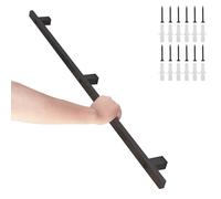 Kit de escalera antideslizante ajustable para uso en interiores y exteriores, incluye soportes de hierro forjado y tornillos de metal que se extiende de 1 a 6 metros, diseño duradero y seguro