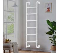 Kit de escalera de metal montado en la pared, capacidad de 330 libras para ático, loft, dormitorio, biblioteca, cubierta, acceso a caravanas