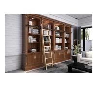 Kit de escalera rodante para biblioteca de oficina en casa de 23 pies, solo hardware, escalera deslizante ajustable con freno para una fácil movilidad, perfecta para estanterías y espacios altos