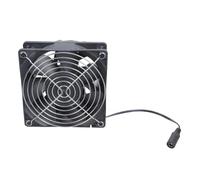Kit de escape de ventilación de alta eficiencia de 120 mm, 12 V, 6000 rpm, para talleres, baños, invernaderos, proyectos de ventilación con conducto de aire