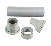 Kit de escape por ventana para aire acondicionado portátil,Kit de manguera de escape para aire acondicionado portátil - Adaptador de extensión para ventana ventilación de aire para piezas interiores