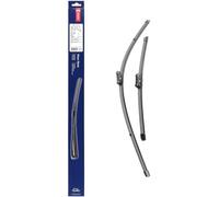 Kit de Escobillas Limpiaparabrisas Planas DENSO (DF-015), 2 Unidades 600/475 mm - Vehículos con volante a izquierda - Silenciosas y Duraderas con Diseño Aerodinámico - Escobillas Limpiaparabrisas OEM