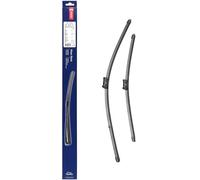 Kit de Escobillas Limpiaparabrisas Planas DENSO (DF-033), 2 Unidades 600/400mm - Vehículos con volante a izquierda - Silenciosas y Duraderas con Diseño Aerodinámico - Escobillas Limpiaparabrisas OEM