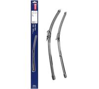Kit de Escobillas Limpiaparabrisas Planas DENSO (DF-119), 2 Unidades 580/530mm - Silenciosas y Duraderas con Diseño Aerodinámico - Escobillas Limpiaparabrisas OEM