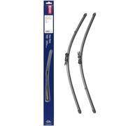 Kit de Escobillas Limpiaparabrisas Planas DENSO (DF-141), 2 Unidades 650/650mm - Silenciosas y Duraderas con Diseño Aerodinámico - Escobillas Limpiaparabrisas OEM