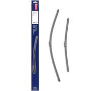 Kit de Escobillas Limpiaparabrisas Planas DENSO (DF-156), 2 Unidades 600/425mm - Silenciosas y Duraderas con Diseño Aerodinámico - Escobillas Limpiaparabrisas OEM