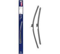 Kit de Escobillas Limpiaparabrisas Planas DENSO (DF-447), 2 Unidades 600/500mm - Vehículos con volante a izquierda - Silenciosas y Duraderas con Diseño Aerodinámico - Escobillas Limpiaparabrisas OEM