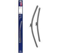 Kit de Escobillas Limpiaparabrisas Planas DENSO (DF-452), 2 Unidades 580/450mm - Vehículos con volante a izquierda - Silenciosas y Duraderas con Diseño Aerodinámico - Escobillas Limpiaparabrisas OEM