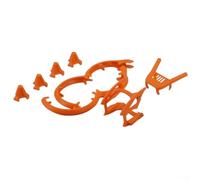 Kit de escudo protector basado en PC para cardán DJI Neo2 que ofrece protección específica para componentes críticos del cardán (naranja)