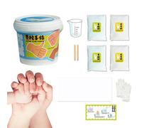 Kit De Escultura A Mano: Polvo De Alginato Orgánico, Piedra De Fundición Premium, Molde Romántico Para Recuerdo De Estatuas De Yeso Para Parejas | Juego De Herramientas De Modelado Hecho A Mano Con