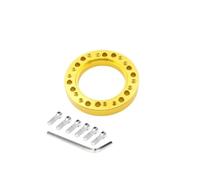 Kit De Espaciador Cubo Volante De 1/2 Pulgada Adaptador Espaciador De 13 Mm 24 Orificios Placa Adaptadora Para Volante De Automóvil(Red)