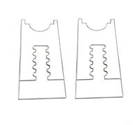 Kit de espaciador de pared de acrílico 2 piezas para crear un espacio consistente entre muebles y paredes para apoyar la seguridad y conservación contra incendios (207-5)