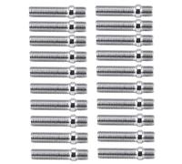 Kit de espárragos de rueda extendida, 20 piezas 50 mm Conversión de espárrago de ruedas extendidas 12x1.5 a 12x1.5 Adaptador de tornillo apto para 1998-2008