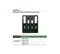 Kit de espátulas TOPTUL 4 Pieza (32x1.2, 32x2.5, 20x1.2, 20x2.5 mm)