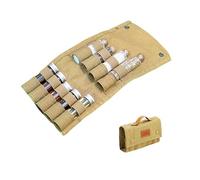 Kit de especias - Bolsa de condimentos portátil, juego de viaje de 9 tarros, estuche de condimentos de cocina al aire libre, portador de sabores para barbacoa, picnic, camping, senderismo, parrilla