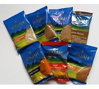 Kit de especias de curry Rajah Garam Masala, ajo y cilantro, condimento caliente y picante, polvo de comino, polvo de chile, polvo de cúrcuma, polvo de corriandro