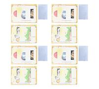 Kit de Espejo Plano DIY Juego de experimentos de Ciencia óptica Herramienta de enseñanza educativa para Estudiantes de Escuela Aprendizaje de física 4 Lentes 8 Tarjetas ilustradas