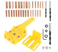 Kit de espigas para carpintería de Masterclass, localizador de espigas autocentrante para uniones sin