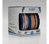 Kit de espuma y microfibra HDO (5 almohadillas, 5.5 pulgadas). Línea completa HDO-CCS en una caja. Espuma de corte, pulido y acabado y también microfibra de corte y corte ligero. Se adapta a placa